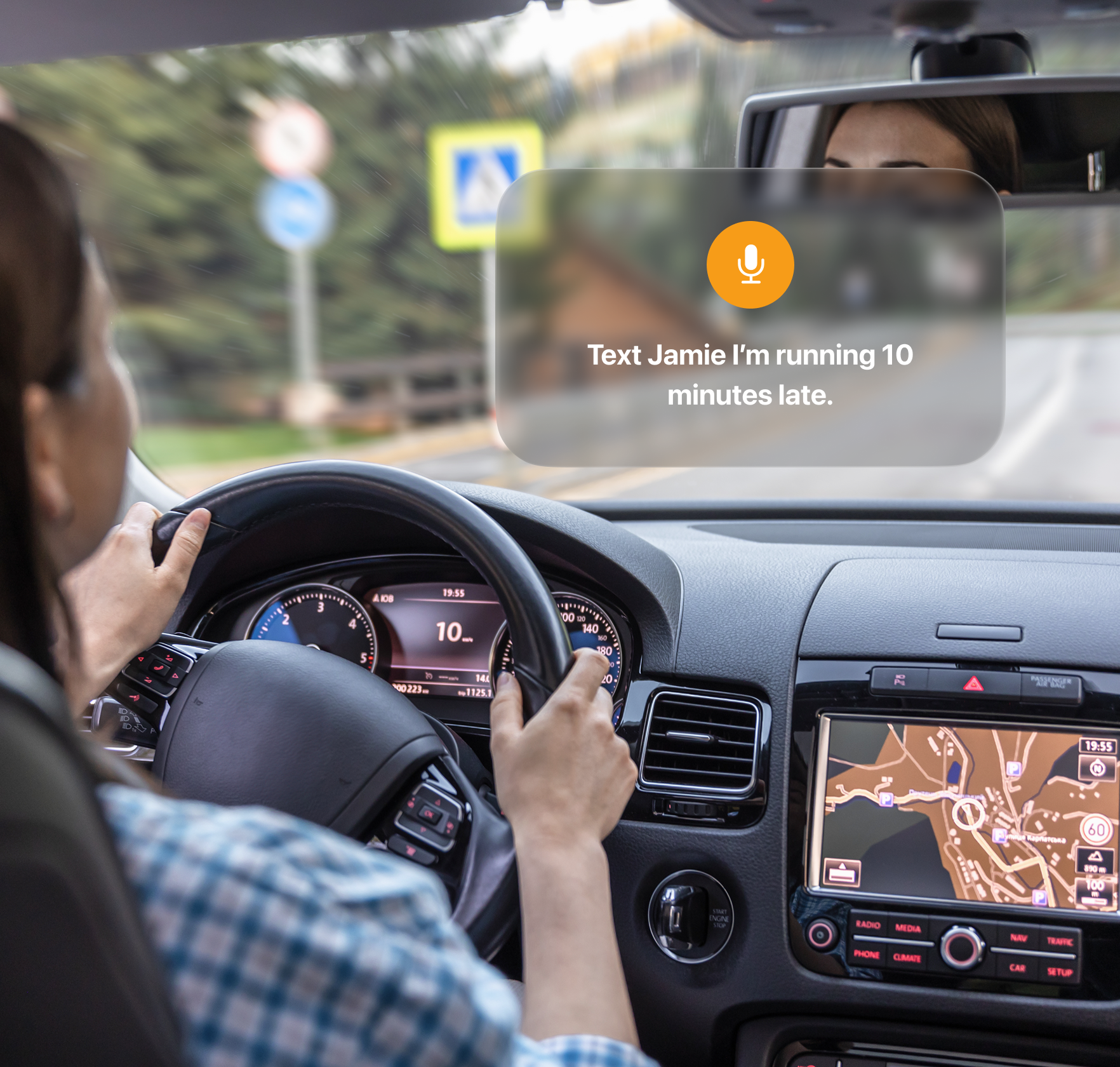 Graphic of a typography specimen showing the alphabet and numerals on top of a dark gray background.